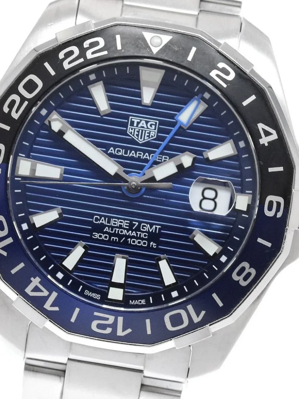 TAG HEUER Aqua racer WAY201T Caliber 7 GMT Automatic Men's Watch_962549